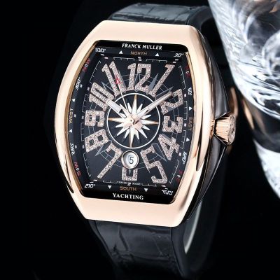 Franck Muller V45 SC DT Gold steel case Diameter 54mm watch